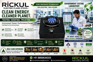 Estufa Eléctrica de Plasma Rickul de 3000W, Placa de Cocción Inteligente para Cocina Doméstica - Product Image 2