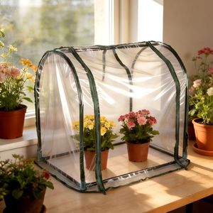 Mini Invernadero Interior/Exterior para Hierbas y Suculentas, Protección Contra Insectos y Plagas para Plantas Comestibles Pequeñas - Product Image 4