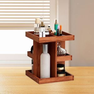 Luxury Wooden Makeup <b>Storage</b> Organizer | Modern Handmade Eco-Friendly <b>Tabletop</b> Design | Wedding Anniversary Gift | Factory Low - Product Image 2