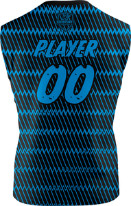 Vêtements de sport respirants en gros pour uniformes 7V7, uniformes 7V7 les plus vendus, uniformes 7V7 sans manches - Product Image 3