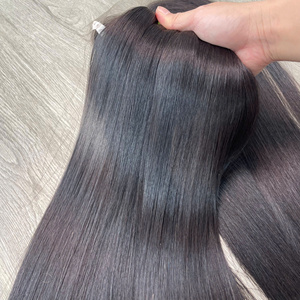 Cabello Súper Sedoso, Cabello Liso Natural de Doble Trama, Color Natural, Cabello Humano Vietnamita de la Mejor Calidad, Lista de Precios al por Mayor - Product Image 2