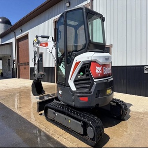 Prix de gros, qualité supérieure, mini-excavatrice sur chenilles hydraulique Bobcat E35 d'occasion, faible nombre d'heures, moteur et pompe haute performance, à vendre - Product Image 1