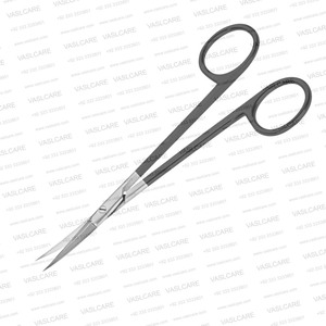 Ciseaux de dissection Tebbetts Delicate Serrated SuperCut 5-1/4″ (13,5 cm), ciseaux chirurgicaux courbés pour rhinoplastie et chirurgie plastique - Product Image 2