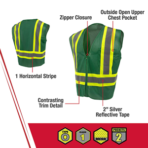 Multi Pocket Safety Vest High Vis Reflective Design For Site Supervisors <b>Construction</b> Engineers Professional Industrial Clothing - Product Image 3