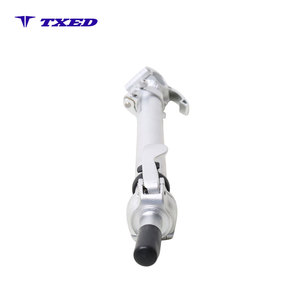 Zhihangda Potence de vélo télescopique à dégagement rapide argentée, avec collier de guidon 25,4 mm, 8 fils de sécurité pliables à droite, hauteur de montage 265 mm - Product Image 6