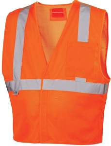 Breathable Polyester Mesh Reflective Hi Visibility Safety Work <b>Vest</b> Multi-Pocket Roadside Construction Customizable Logo <b>Utility</b> - Product Image 2
