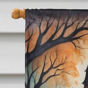 Calaveras กะโหลกน้ำตาลฮาโลวีนน่ากลัวหลากสีโพลีเอสเตอร์ขนาดใหญ่ธงบ้านเสาตกแต่งลานแบนเนอร์งานศิลปะ - Product Image 3