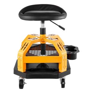 Sgabello da Officina Pneumatico Girevole per Carichi Pesanti, Capacità 136 kg, Altezza Regolabile, Sedile Rotante a 360 Gradi per Garage - Product Image 6