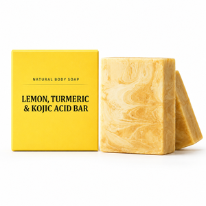Premium Lemon Turmeric Kojic Acid Face and Body <b>Soap</b> for Daily Beauty Care OEM ODM Private Label Wholesale Exporter 2026 - Product Image 2