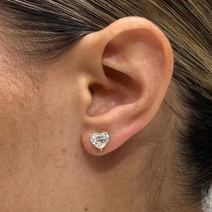 Pendientes de Oro de 10k, 14k y 18k con Diamantes Creados en Laboratorio, Certificados por IGI, Selección de Joyería Fina Sostenible, Estilos en Oro Amarillo, Rosa y Blanco - Product Image 1