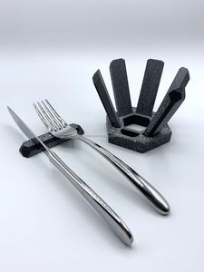 Repose-couverts en marbre d'inspiration vintage pour la décoration de table à manger classique et l'aménagement intérieur traditionnel de la maison - Product Image 5