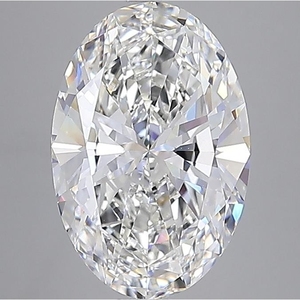 Diamant ovale VS1 certifié IGI, de taille 7, cultivé en laboratoire, non monté - Product Image 1