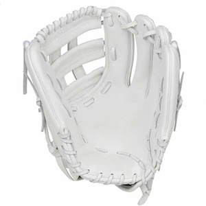 Guantes de Béisbol y Sóftbol de Piel de Cerdo Personalizados de Alta Calidad al por Mayor, Duraderos para Lanzadores Zurdos/Diestros, Blancos Sólidos con Cierre de Gancho y Bucle 2026 - Product Image 6