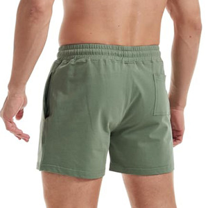 Nouveaux shorts de sport pour hommes, double couche, couleur unie, grande taille, pantalon de fitness à séchage rapide, style hip hop, shorts grande taille pour hommes - Product Image 2