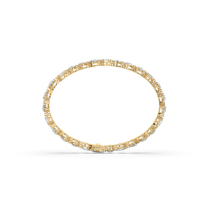 10.30Ct Lab Grown Diamond Bracelet Round Brilliant Cut Unique Lightweight 10KT 14KT <b>Gold</b> Jewelry Gift For Her Anniversary - Product Image 2