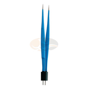 Pinces bipolaires réutilisables en plastique et reconstructives Semkin, pointe de 0,5 mm / 1,0 mm, 14 cm, semi-non-adhésives, haute qualité - Product Image 2