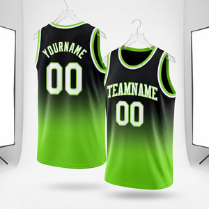 Ensemble de maillots de basket-ball sublimés personnalisés, noir et rouge, sans manches, coupe athlétique, adulte, unisexe, maille respirante - Product Image 2