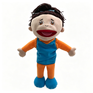 Marionnette de thérapie orthophonique personnalisée pour enfants, marionnette interactive en peluche pour ventrilogues, marionnette éducative pour jeux de rôle - Product Image 3