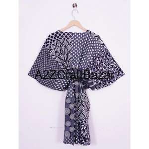 ชุดเดรสผ้าฝ้ายแบบคาฟตันสำหรับผู้หญิง สวมใส่ได้ทุกฤดู เหมาะสำหรับใส่ไปชายหาด ชุดนอน ของขวัญ ฤดูร้อน ฤดูหนาว ฤดูใบไม้ร่วง ฤดูใบไม้ผลิ - Product Image 5