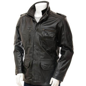 Chaquetas Personalizadas para Hombre 2026, Alta Calidad, 100% Cuero Genuino, Estilo Urbano, Varios Colores, Impermeables y Transpirables - Product Image 1