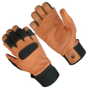 Guantes de Cuero Completos, Amarillos y Negros, Antideslizantes, Unisex, para Todas las Estaciones, con Cierre de Botón - Product Image 5