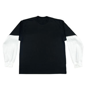 Camisetas de Hombre Personalizadas OEM, Estilo Vintage Oversize, Manga Larga, Lavado Ácido, con Estampado Gráfico, Camisetas Lisas para Impresión, Unisex - Product Image 1