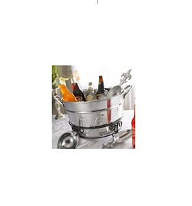 Enfriador de Hielo para Champán Hecho a Mano con Acabado de Espejo de Lujo para Hoteles, Restaurantes, Resorts, Organizadores de Bodas, Empresas de Eventos y Hospitales - Product Image 1