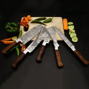 Best Selling in Stock Handmade 67-Layer Damascus Steel Chef <b>Knives</b> <b>Set</b> Pakistan Made Heavy Duty Wood Handles Right-Handed - Product Image 4