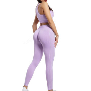 Ensemble de yoga au design unique, prix abordable, vêtements de sport, couleur personnalisée, haute qualité, confortable et respirant pour adultes - Product Image 4