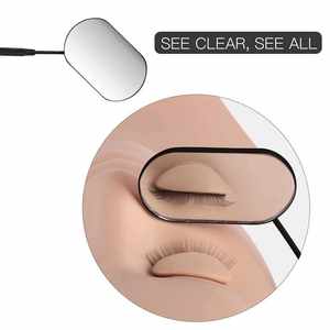 Miroirs professionnels en acier inoxydable pour extensions de cils, grande vue, portables, compacts, outils d'inspection pour salons de beauté - Product Image 3