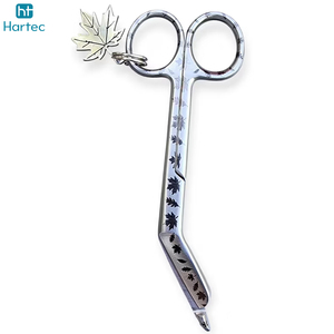 Ensemble de ciseaux à pansements en acier inoxydable avec lames angulées, ciseaux médicaux durables pour les premiers secours destinés aux médecins et aux infirmières - Product Image 5