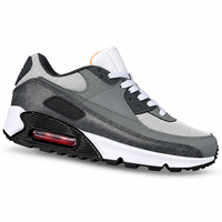 Chaussures de course rétro pour hommes avec coussin d'air, baskets respirantes en maille, amortissantes, décontractées, pour la marche et le sport, vente en gros