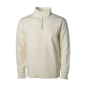 <b>Men's</b> Business Quarter Zip Pullover Soft Black Fleece <b>Jumper</b> Coat Comfort <b>Mock</b> Collar Casual Work Sweatshirt - Product Image 3