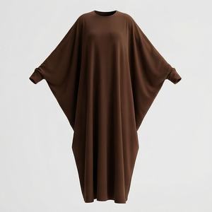 Abaya Moderna y Modesta, Diseño Minimalista, Tela Transpirable, Corte Holgado, Estilo Cómodo para el Día a Día, Ropa de Moda al por Mayor - Product Image 1