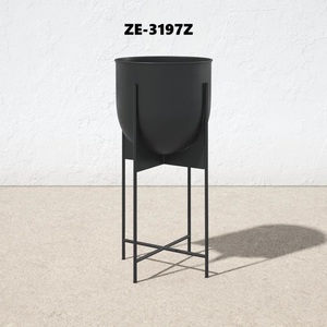 Macetero de suelo moderno de hierro galvanizado, artesanal, decorativo, estilo real, para uso doméstico, de lujo, a bajo precio, al por mayor - Product Image 6