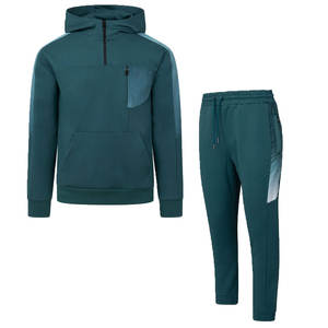 Ensemble 2 pièces décontracté et respirant, survêtements à capuche légers en coton de qualité supérieure, tendance, vente en gros - Product Image 1