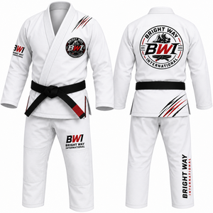 ชุดยูโดและบราซิลเลียนยิวยิตสู ดีไซน์ใหม่สำหรับทุกเพศ บริการ OEM สำหรับ MMA มีจำหน่ายแล้ว ขายดีที่สุด ผ้าฝ้าย 100% แห้งเร็ว น้ำหนัก 460 กรัม ทรงหลวม - Product Image 1