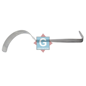 GRAYROCKS Rétracteur Deaver 180 mm en acier, instrument chirurgical manuel certifié CE Classe I pour la chirurgie générale - Product Image 3