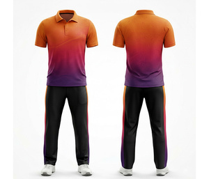 OEM Custom <b>Cricket</b> Uniform with Sublimation Design | Men Women Youth <b>Cricket</b> Wears Polo Shirt and Trouser Full Team - Product Image 2