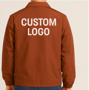 OEM Services Wholesale Custom Logo Autumn Lightweight Outdoor Sports Team Wear Windproof Waterproof <b>Coaches</b> Jacket For Men - Product Image 3