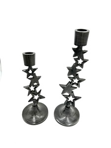Supports de bougies en fer forgé faits à la main MOON STAR EXPORTS – Design métallique tendance, forme personnalisée pour la décoration intérieure et les organisateurs de mariages (vente en gros) - Product Image 4