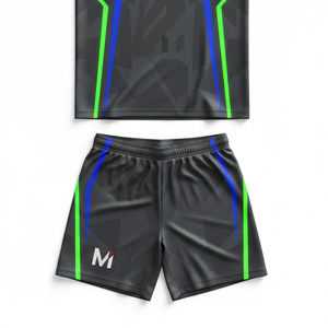 Ensemble de maillots de football sublimés, design tendance, coupe ajustée, impression par sublimation personnalisée, tenue d'équipe de football - Product Image 2