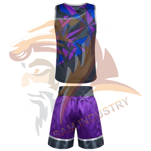 Meilleures ventes, uniformes de boxe en vente flash, ensemble d'uniformes de sport de boxe 100% coton, uniformes de boxe sur mesure pour adultes - Product Image 3
