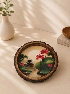 Bandeja de madera pulida más vendida para servir alimentos, bebidas, desayuno, en restaurantes, hoteles, fiestas y catering, disponible para la venta. - Product Image 5