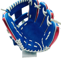 Guante de entrenamiento de béisbol de Softball para jóvenes, guante de piel sintética profesional con logotipo de diseño personalizado, OEM, la mejor calidad