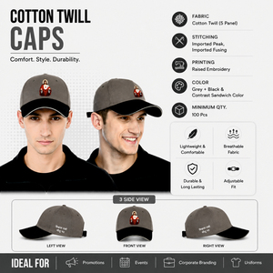 Gorra de Béisbol de Sarga de Algodón Azul Rey con Bordado en Relieve, Visera Curva, Ajustable con Velcro, Unisex, Casual, Promocional, para Exteriores - Product Image 3