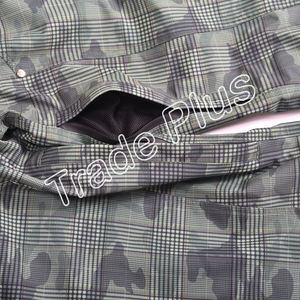 Pantalones de nieve holgados impermeables de color beige Oliva de dos tonos más vendidos con cintura elástica y Forro cálido aislado - Product Image 5