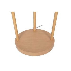 Lampe de sol de style farmhouse de 62 pouces avec abat-jour en lin, design moderne minimaliste pour salon - Product Image 5