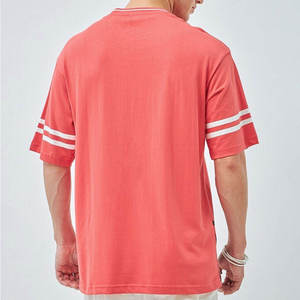 T-shirt With Puff Print Latest Design Ringer ,Fitness T-shirt Printing Custom Puff Print T Shirts Men - Product Image 6