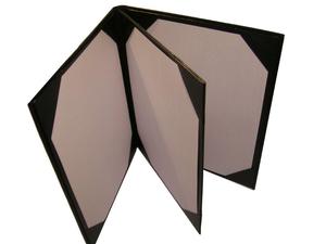 Cubierta de cuero con menú personalizado para hoteles - Product Image 2